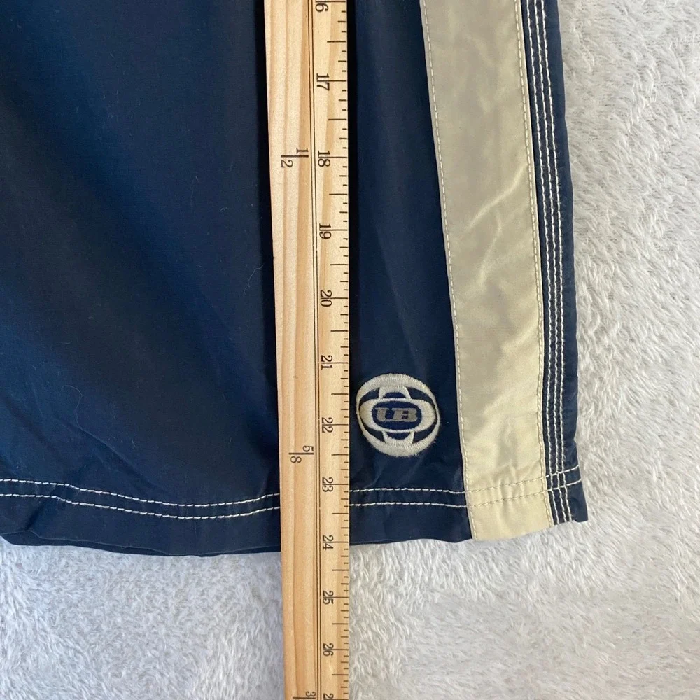 Unionbay Y2K Skater Board Shorts Men 34 Navy Colorblock Surf Beach Gorpcore NWT